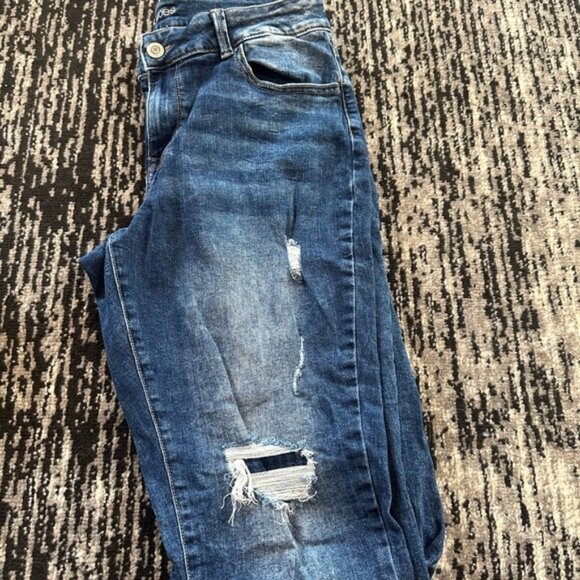 Maurices Blue Straight Leg Jeans - Picture 1 of 2